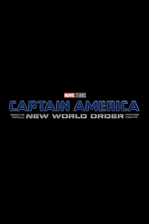 Capitán América: Nuevo Orden Mundial poster